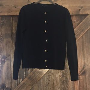 J Crew Black Wool Tippi Cardigan